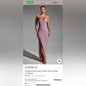 Elegant Pink Sleeveless Dress